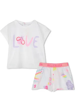 Billieblush Set aus T-Shirt und Shorts mit Print