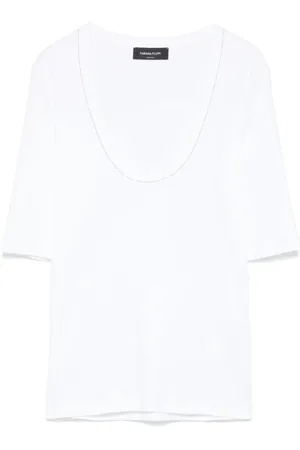 Fabiana Filippi Top mit Perlenbesatz