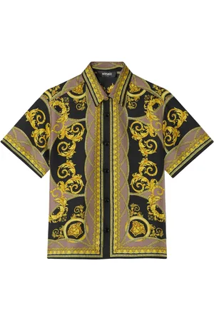 VERSACE Seidenhemd mit Print