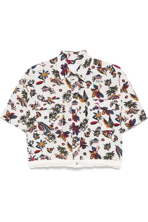 SACAI Hemd mit Blumen-Print