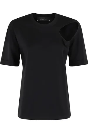 FEDERICA TOSI Jersey-Top mit Cut-Outs