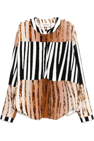 Tessitura Body Couture Gemustertes Hemd