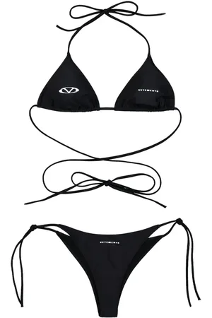 Vetements Bikini mit Logo-Print
