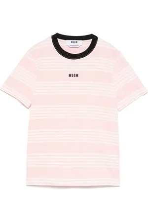 Msgm Gestreiftes T-Shirt
