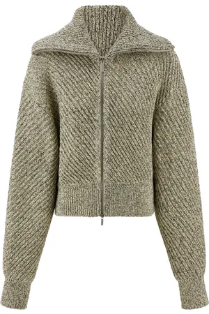 Salvatore Ferragamo Gestrickte Bomberjacke