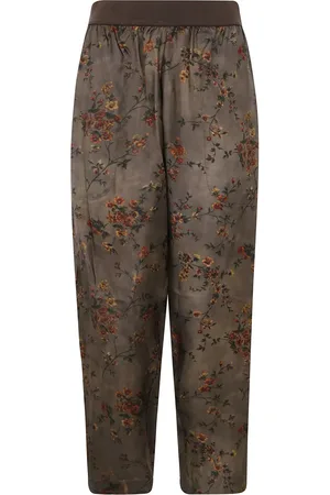 UMA WANG Hose mit Blumen-Print
