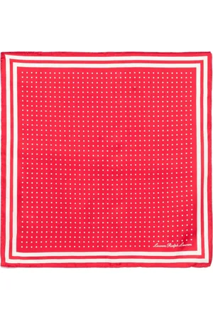 Ralph Lauren Seidenschal mit Polka Dots