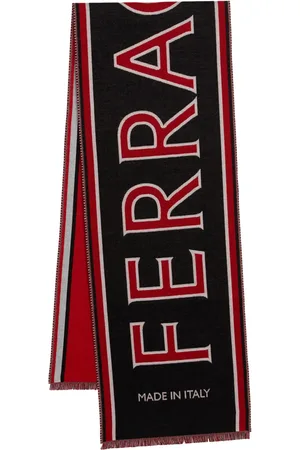 Salvatore Ferragamo Gestrickter Schal mit Logo