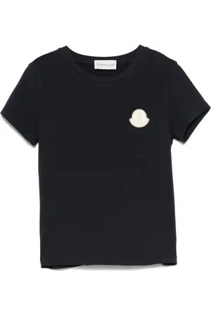 Moncler T-Shirt mit Logo-Stickerei