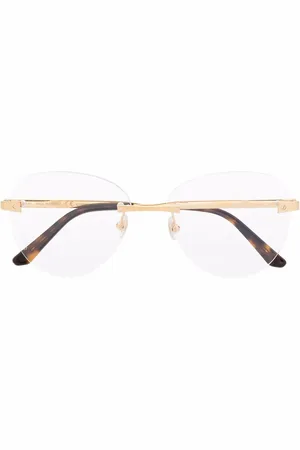 Cartier Brille mit rundem Gestell