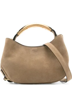 Moschino Handle Me Tote Bag aus Wildleder