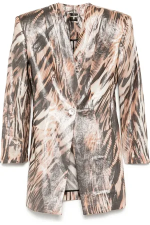 Tessitura Body Couture Sakko mit Zebra-Print