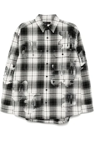 Purple Brand Hemd im Distressed-Look