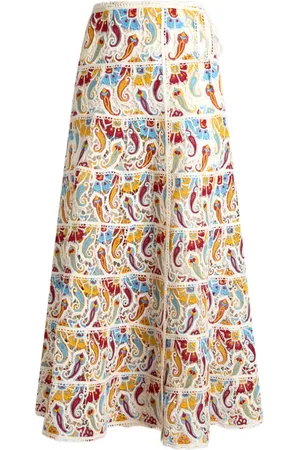 Etro Midirock aus Paisley-Makramee