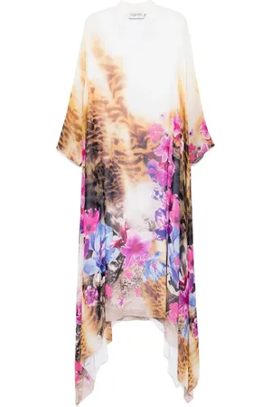 Tessitura Body Couture Kleid mit Blumen-Print