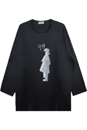 YOHJI YAMAMOTO T-Shirt mit Logo-Print