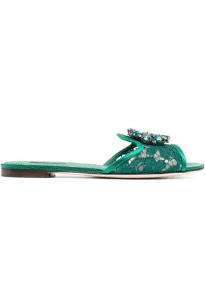Dolce & Gabbana Sandalen mit Kristallen