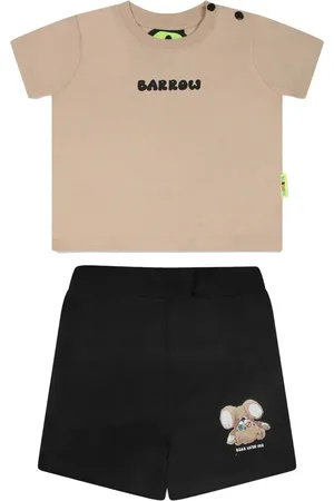 BARROW Set mit kurzen Hosen mit Bären-Print