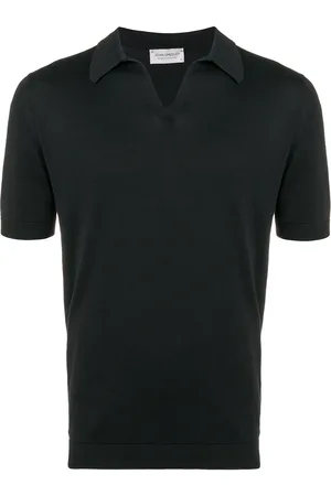 JOHN SMEDLEY Poloshirt mit offenem Kragen