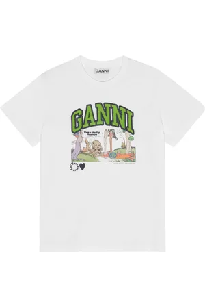 Ganni T-Shirt mit Print
