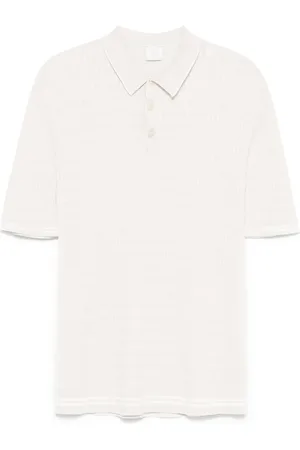 ELEVENTY Poloshirt mit Zopfmuster