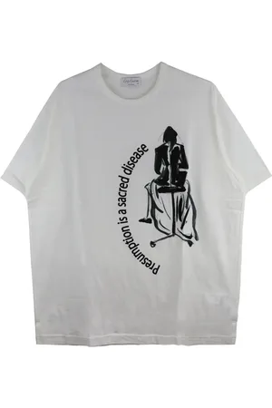 YOHJI YAMAMOTO T-Shirt mit Logo-Print