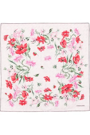 Salvatore Ferragamo Schal mit Blumen-Print