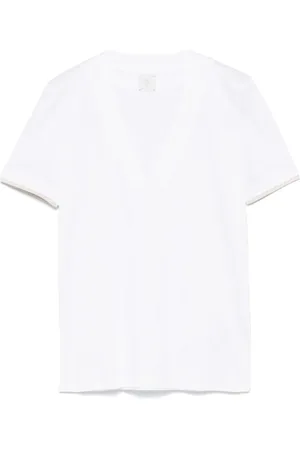 ELEVENTY T-Shirt mit Kontrastdetails