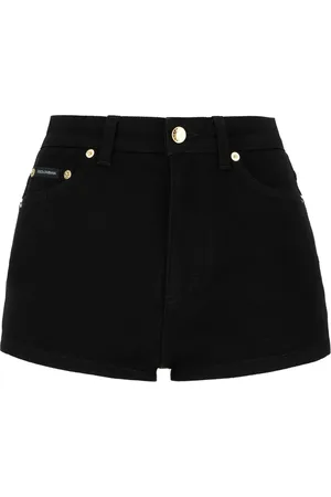 Dolce & Gabbana Jeans-Shorts mit Logo-Schild