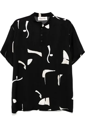 Tessitura Body Couture Gemustertes Poloshirt
