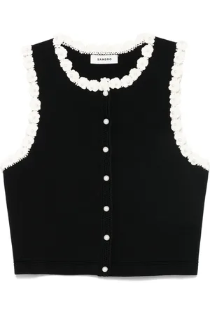Sandro Tanktop mit flroaler Applikation