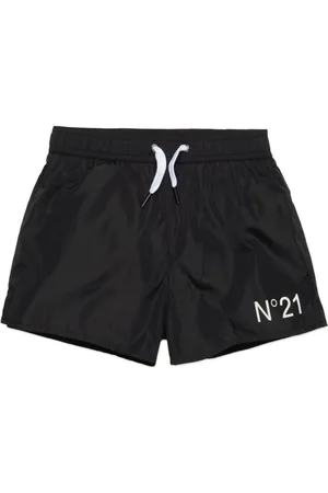 Nº21 Badeshorts mit Logo-Print