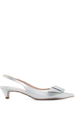 Twin-Set Slingback-Pumps mit Schleife 40mm