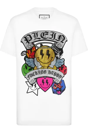 Philipp Plein Strass Smile T-Shirt