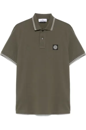Stone Island Poloshirt aus Piqué