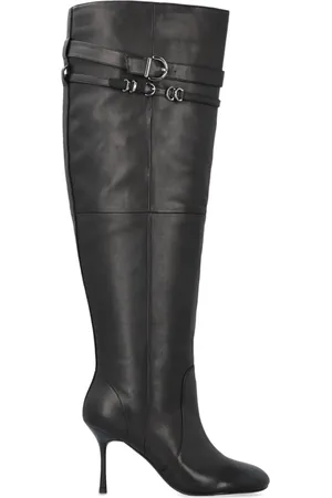Pinko Kniehohe Lederstiefel