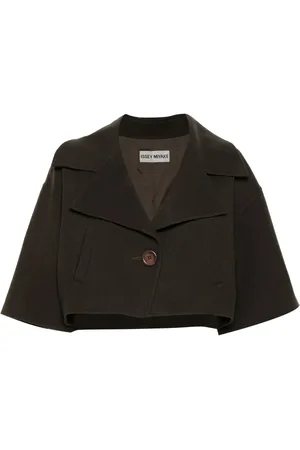 Issey Miyake 1990 Cropped-Jacke aus Wolle