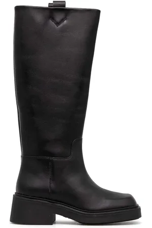 Furla Stiefel mit Logo-Stickerei