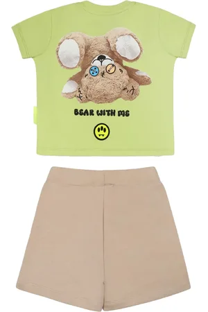 BARROW Set mit kurzen Hosen mit Bären-Print