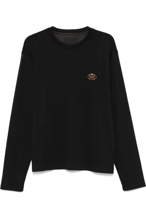 Prada T-Shirt mit Logo-Stickerei