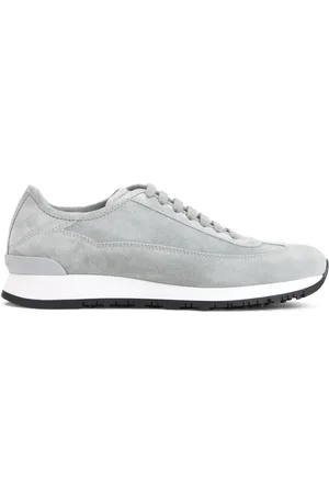 JOHN LOBB Sneakers mit Wildledereinsätzen