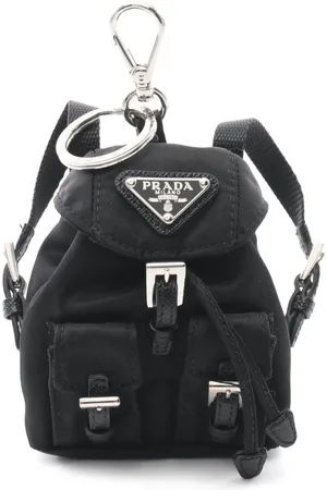 Prada 2020s Rucksack mit emailliertem Triangel-Logo