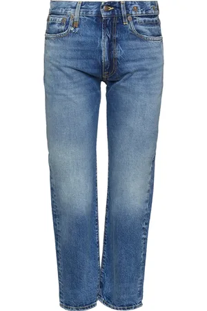 R13 Gerade Cropped-Jeans