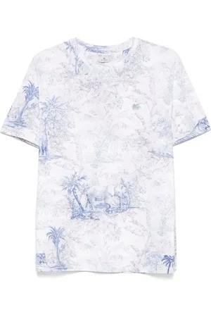 Etro T-Shirt mit Dschungel-Print
