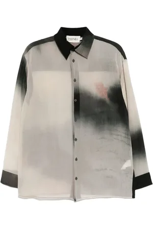 Tessitura Body Couture Hemd mit grafischem Print