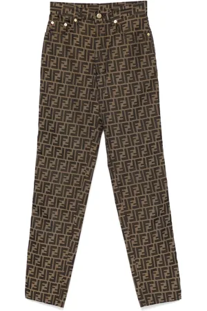 Fendi 1990-2000s Zucca Hose