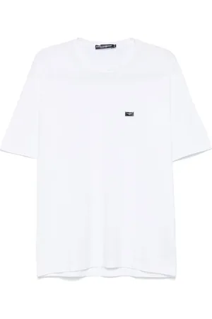 Dolce & Gabbana T-Shirt mit Logo-Schild