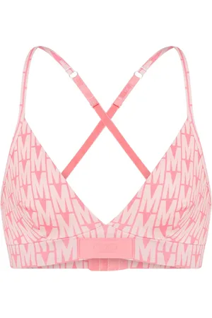 Moschino Soft-BH mit Monogramm-Print