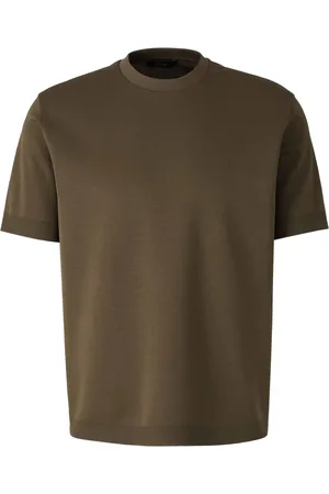 HERNO T-Shirt mit Logo-Schild