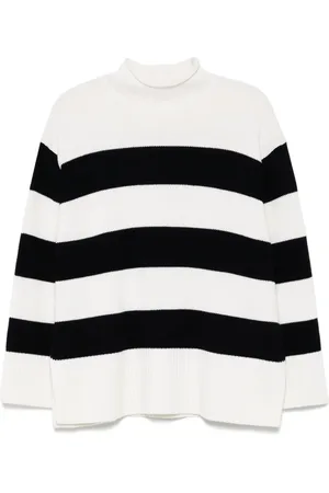 Vince Gestreifter Rollkragenpullover